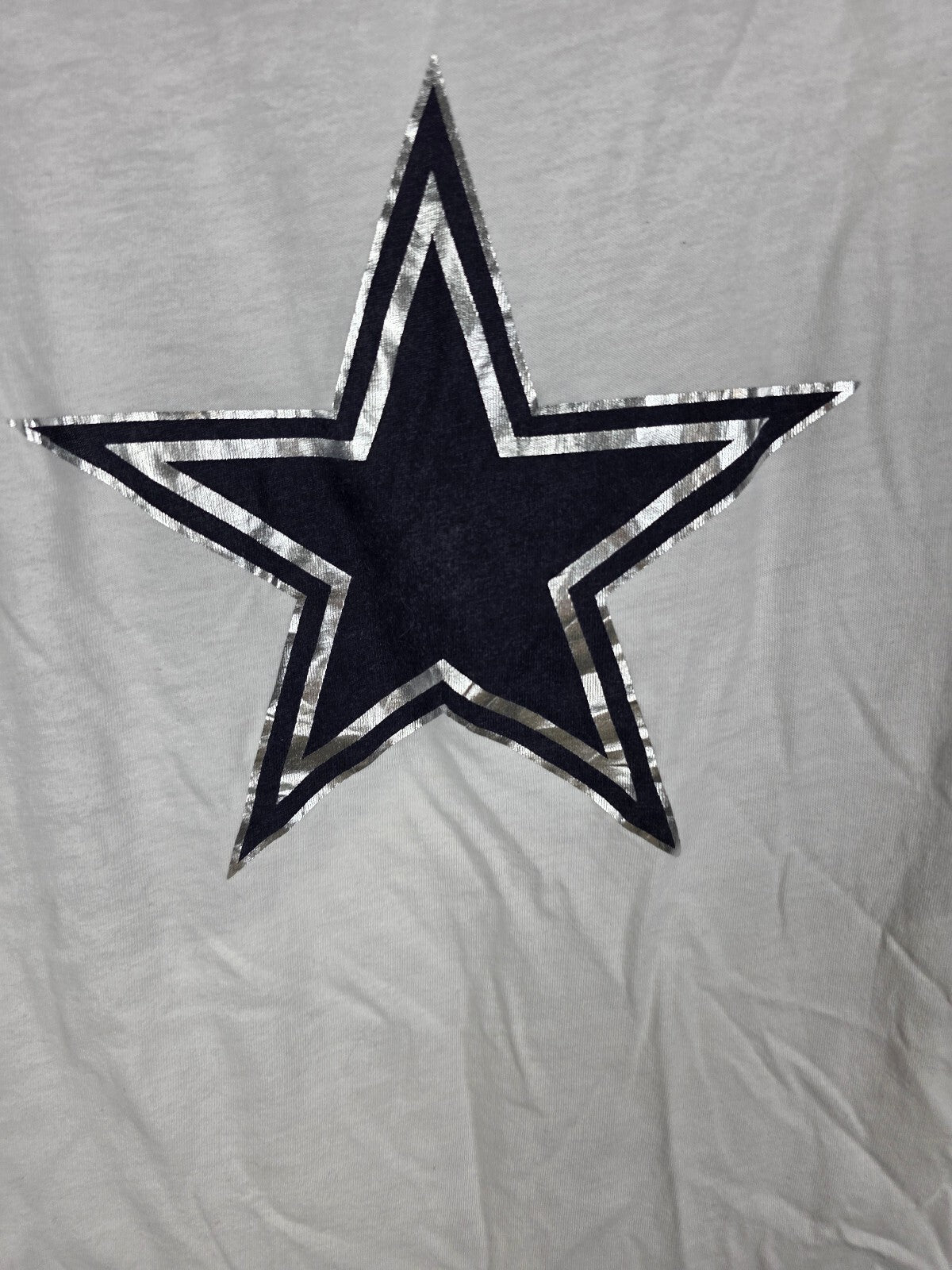 Victorias Secret PINK NFL Dallas Cowboys Star Open Back tank Top Football LARGE
