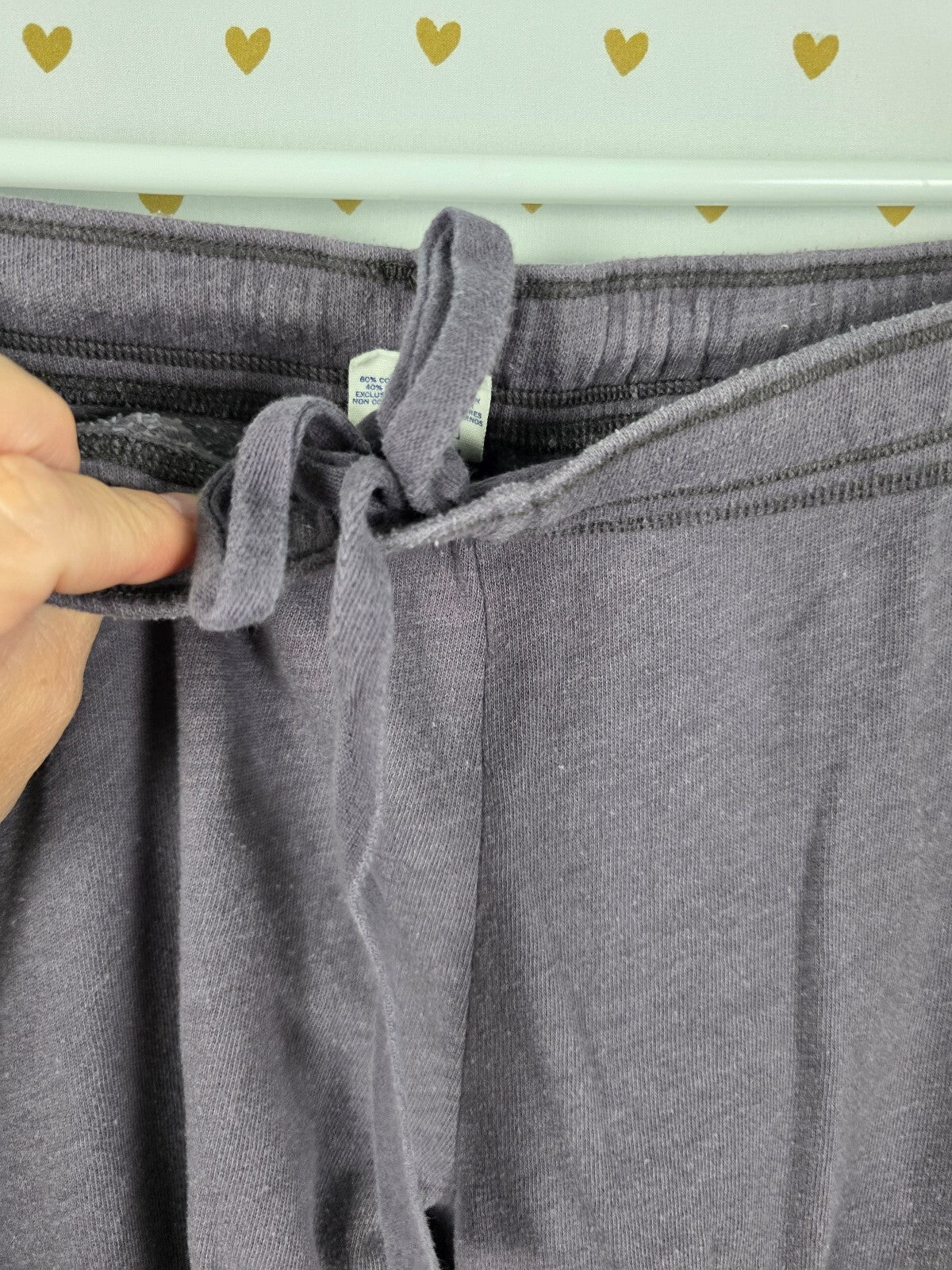 Victorias Secret PINK Grey Logo Butt Sweatpants Medium
