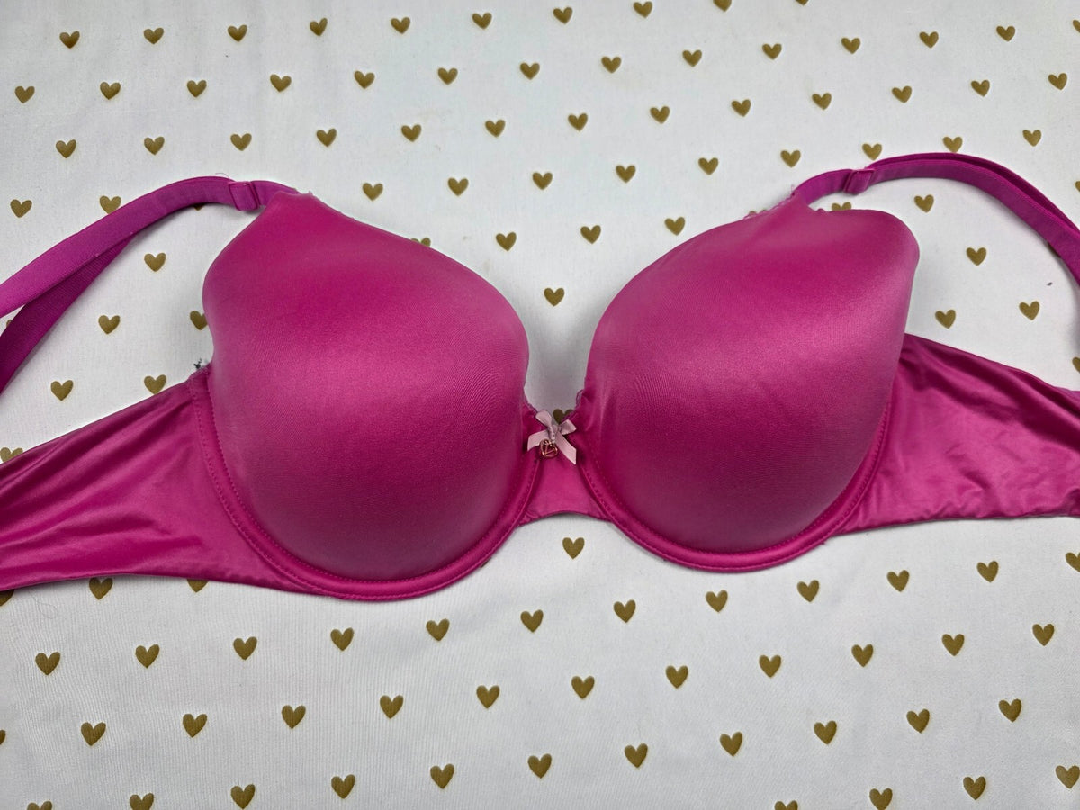 Victorias Secret Pink Lined Perfect Coverage Bra 34DD