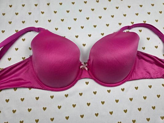 Victorias Secret Pink Lined Perfect Coverage Bra 34DD