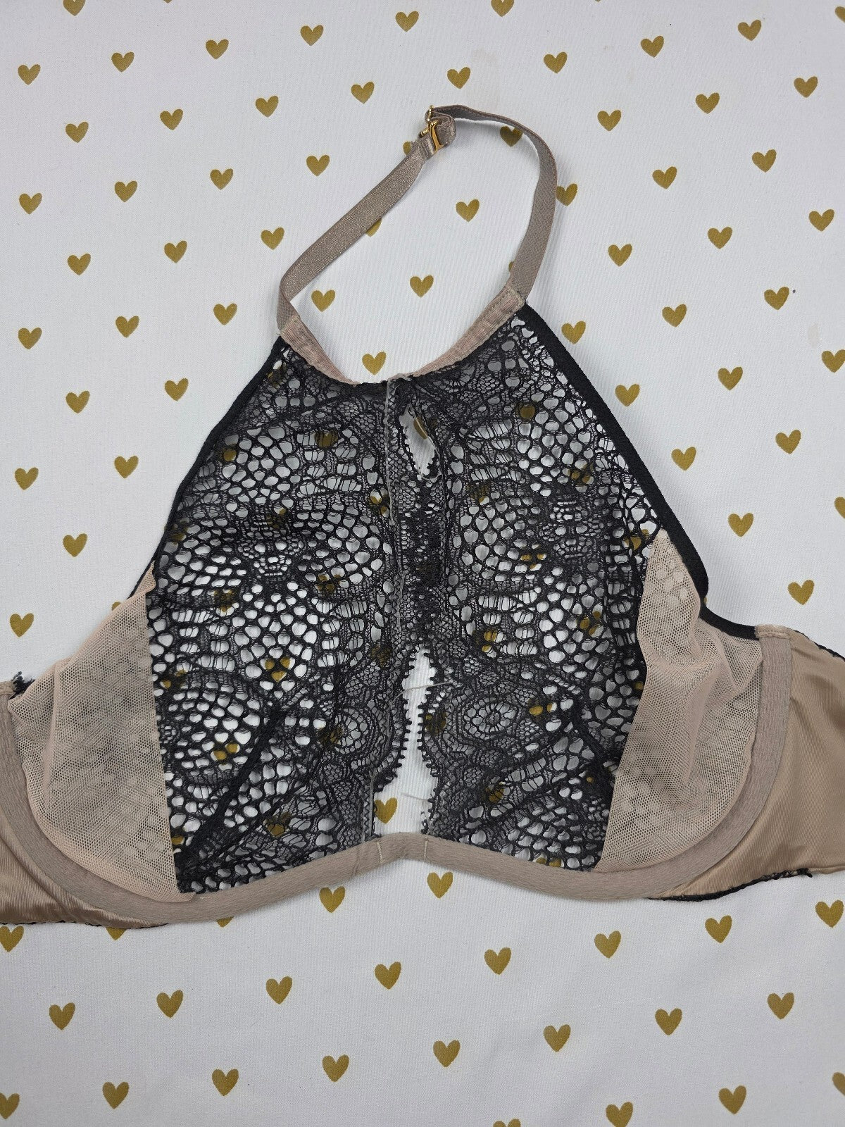 Victorias Secret High Unlined Choker Bralette Very Sexy 32D