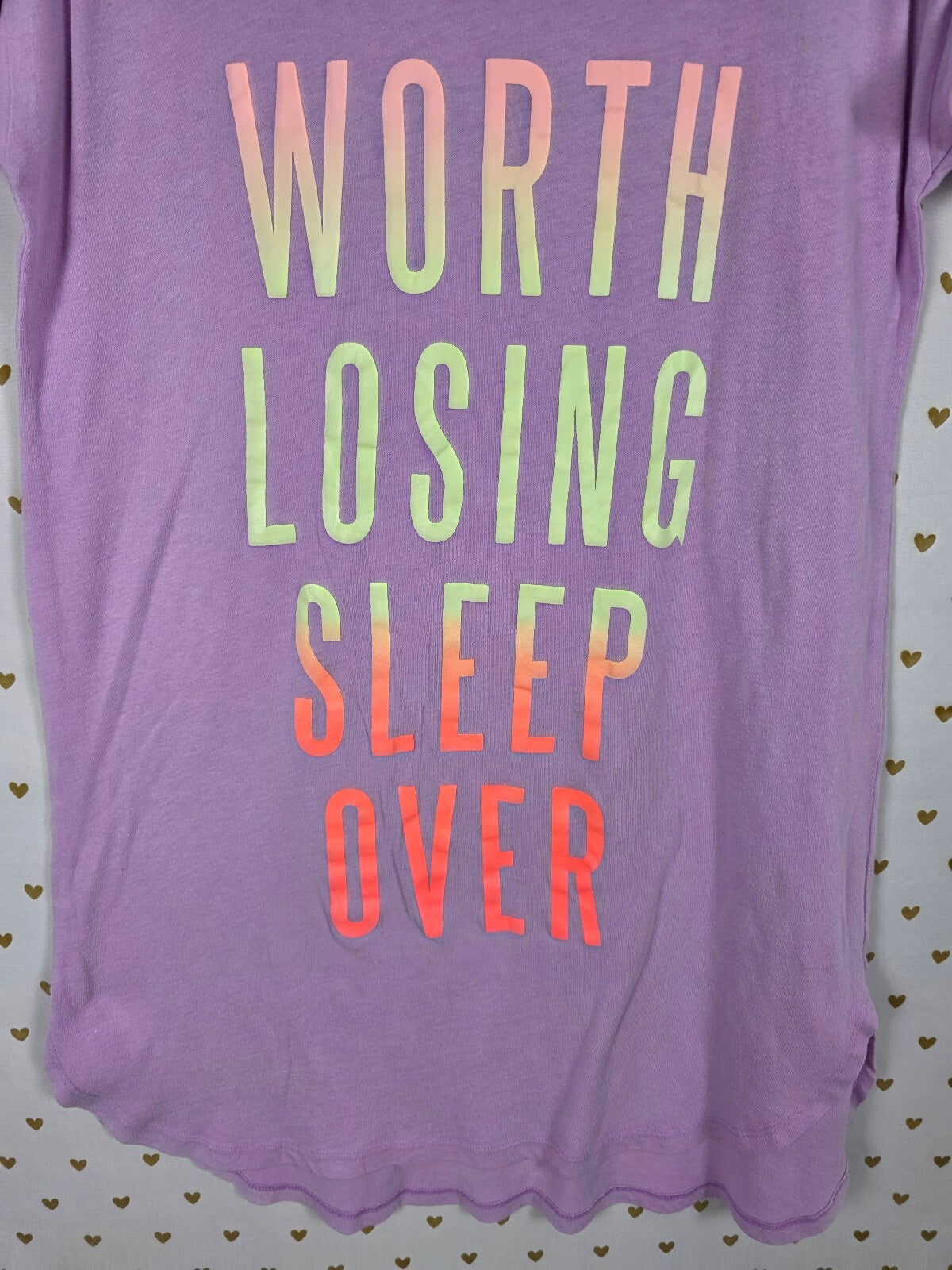 Victorias Secret WORTH LOSING SLEEP OVER nightgown Sleep Shirt SMALL