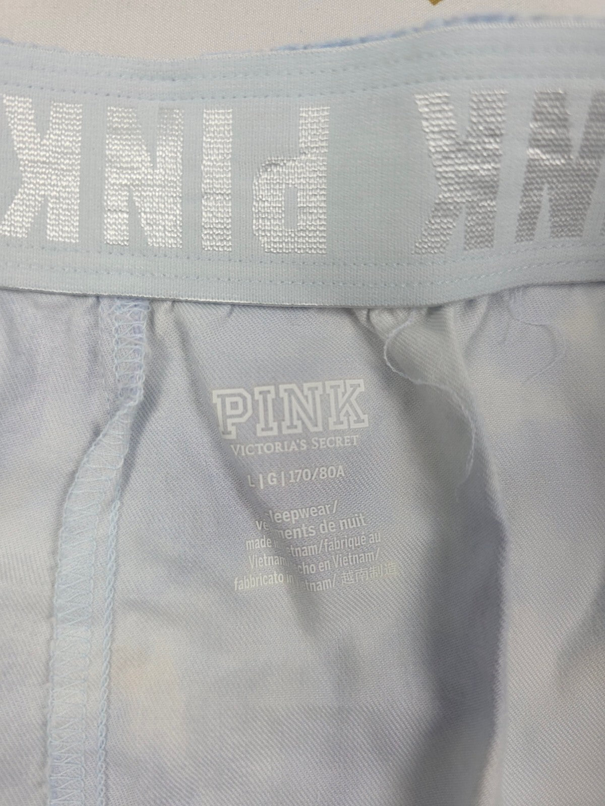 Victorias Secret PINK Clouds Large Sleep Shorts Boxers Pajama Bottoms