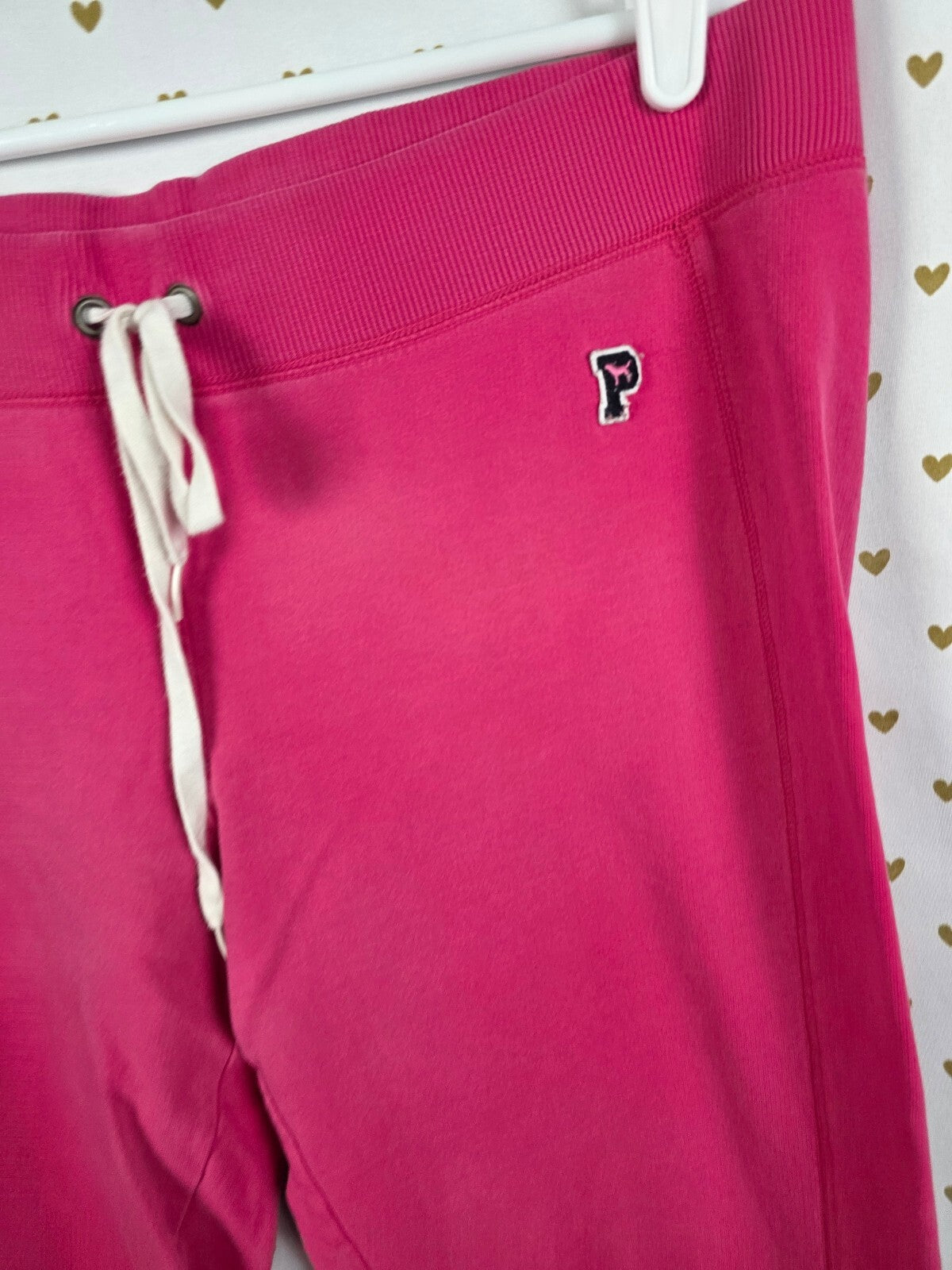 Victorias Secret PINK Vintage Ankle Zip Y2k Sweats Sweatpants Large