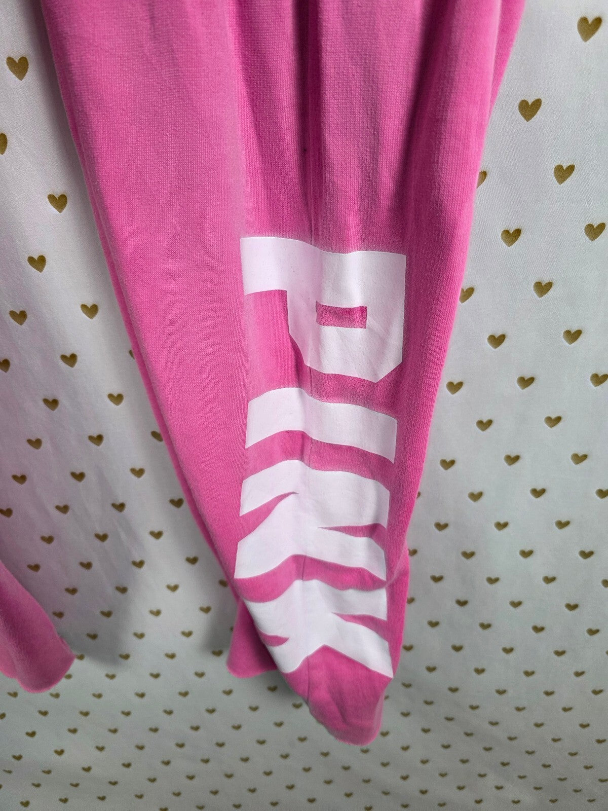 Victorias Secret PINK 2XL XXL Flare Sweats Sweatpants Logo