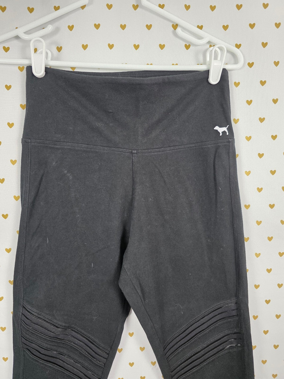 Victorias Secret Pink Pullover Hoodie Yoga pants Sweater SET 2pc Outfit Medium