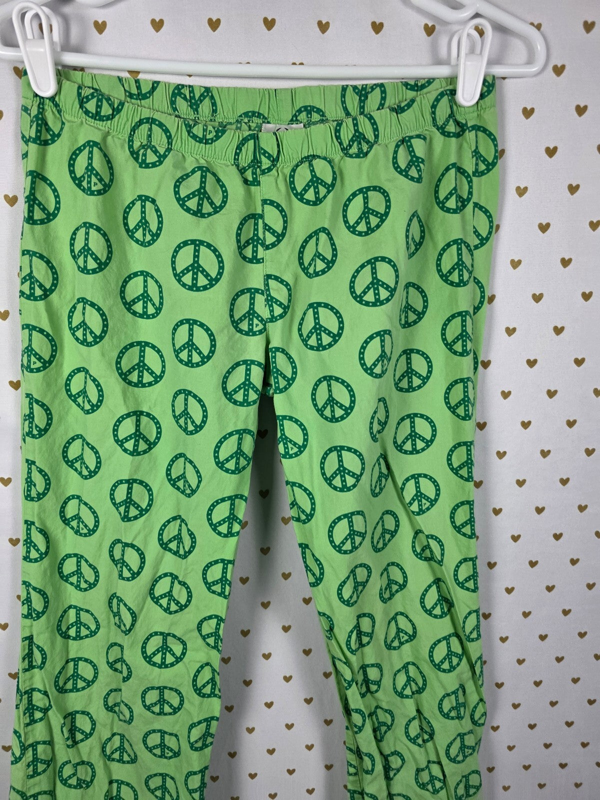 Victorias Secret Pink Vintage Y2k Peace Green XS Sleep Pants Pajama PJ Bottoms