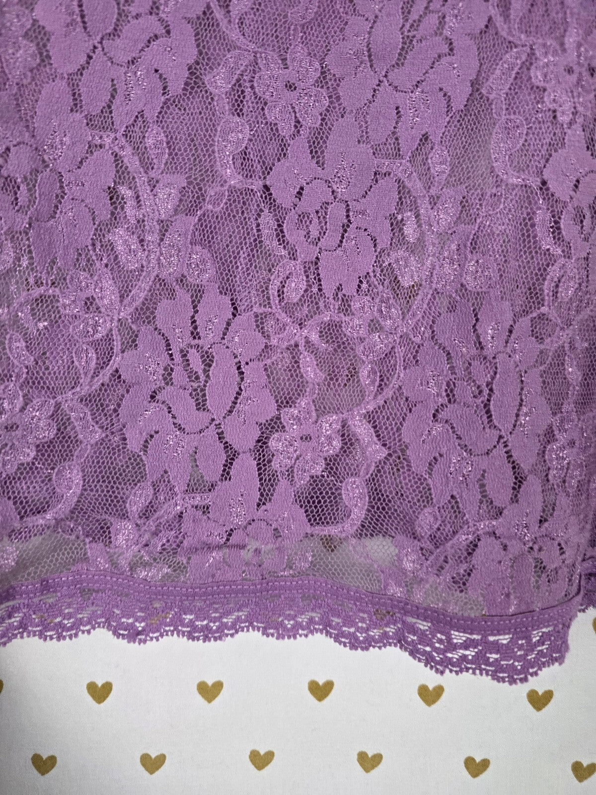 Victorias Secret Vintage Purple Stretch Lace Y2k Tank Top Medium