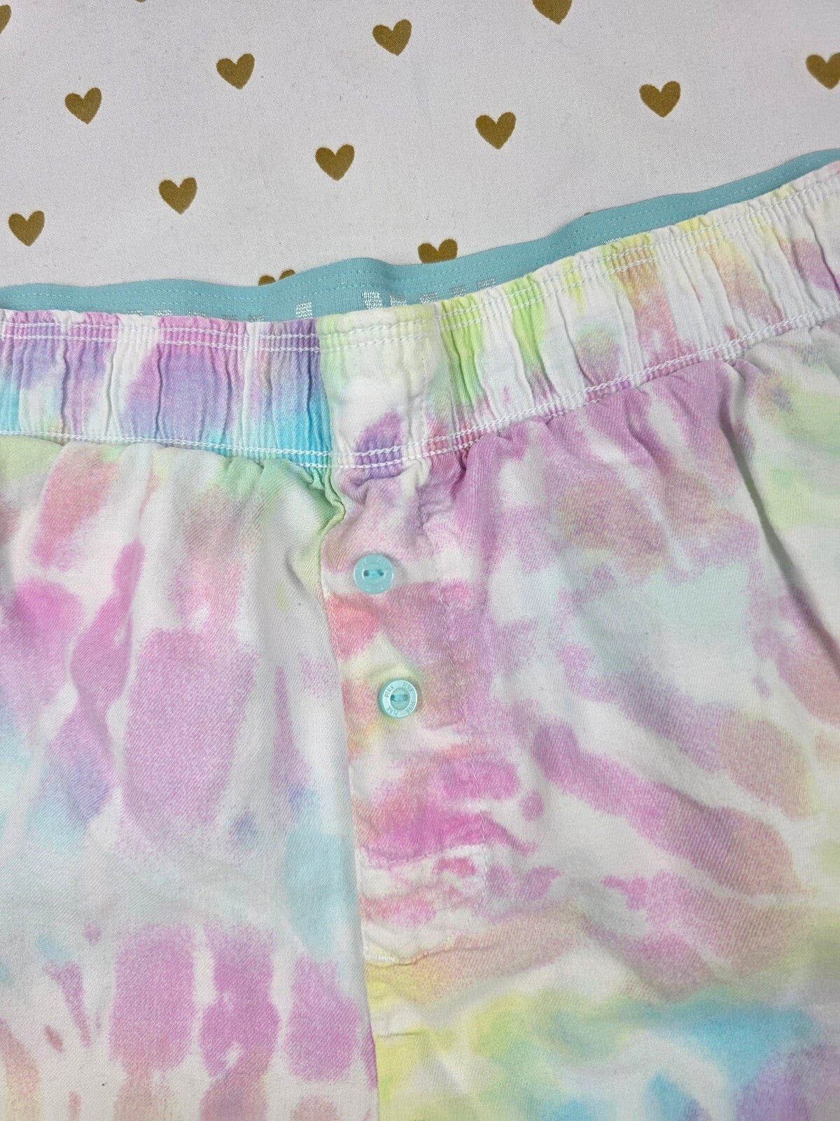 Victorias Secret PINK Tye Dye XS Sleep Shorts Boxers Pajama Bottoms