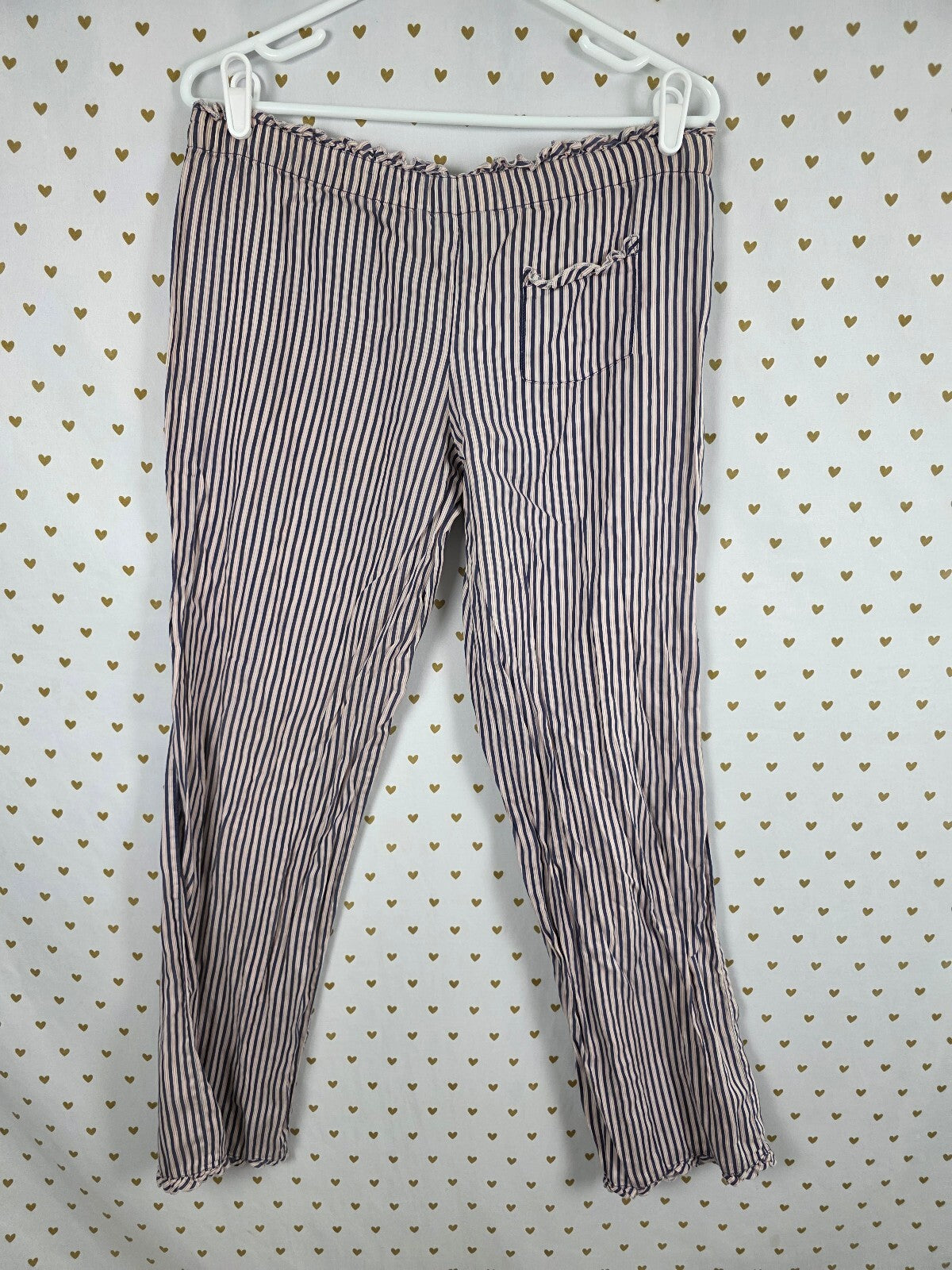 Victorias Secret 100% Cotton Striped Sleep Pants Pajama PJ Bottoms SMALL