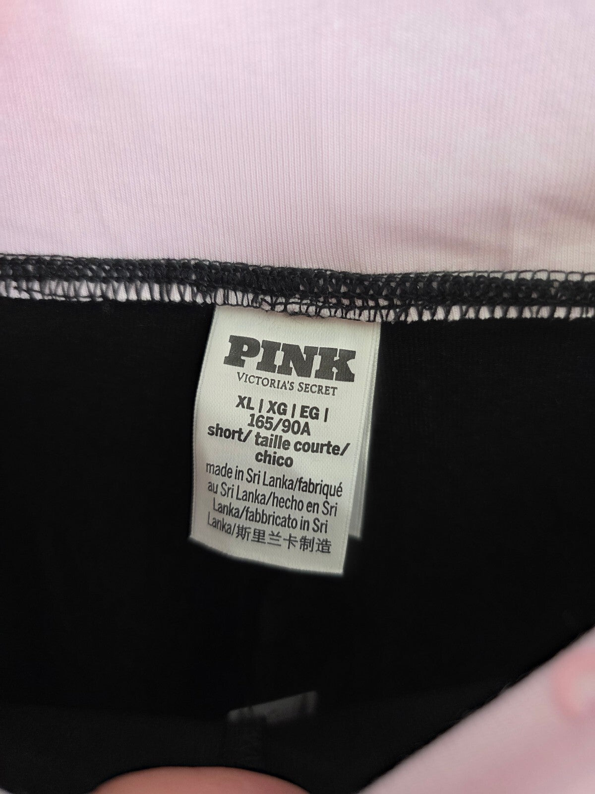 Victorias Secret PINK New NWT Foldover Yoga Pants Ankle Skinny XL stretch
