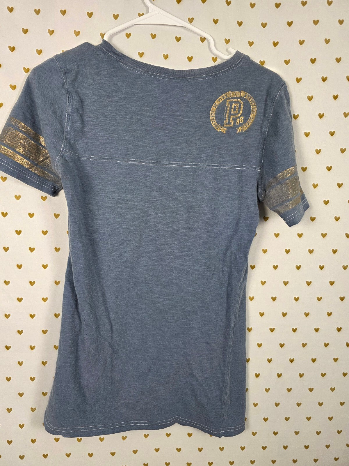 Victorias Secret PINK Vintage Team 86 Tee Shirt MEDIUM