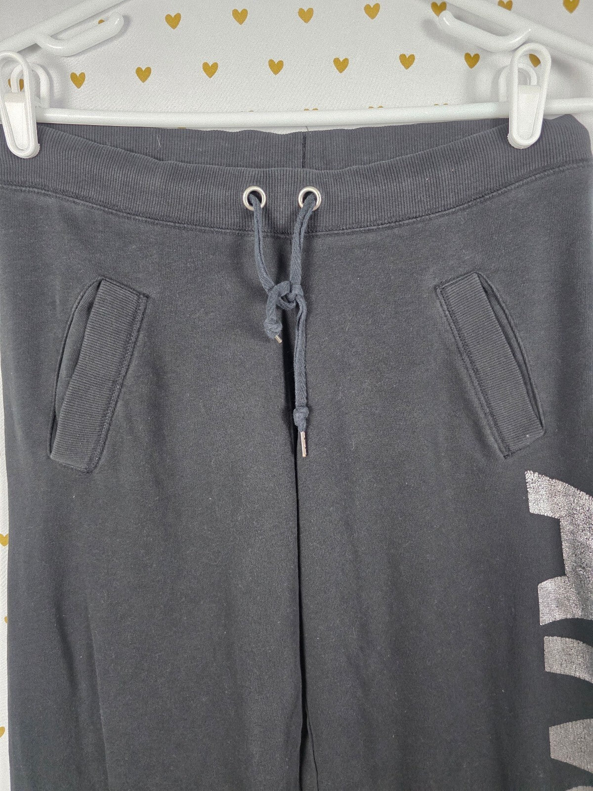 Victorias Secret ANGEL Bling Raw Hem Sweats Sweatpants Bling XS