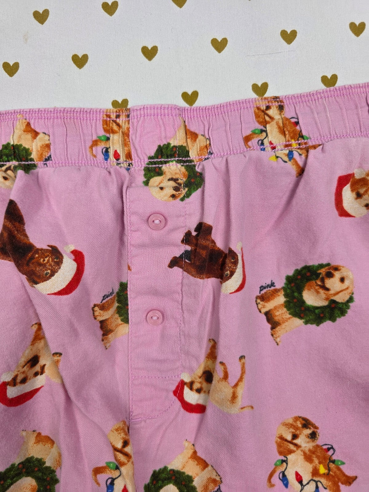 Victorias Secret PINK DOGS cute XL Sleep Shorts Boxers Pajama Bottoms