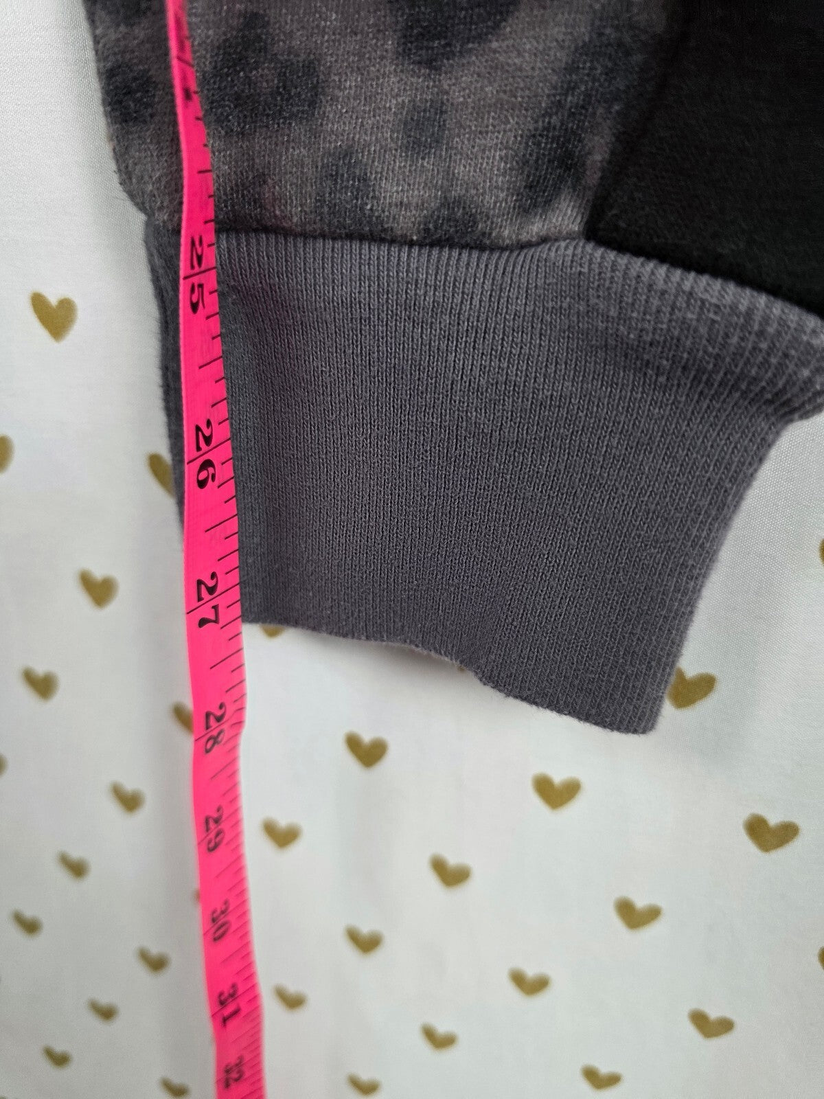 Victorias Secret PINK CHeetah Leopard Logo Sweats Sweatpants XS