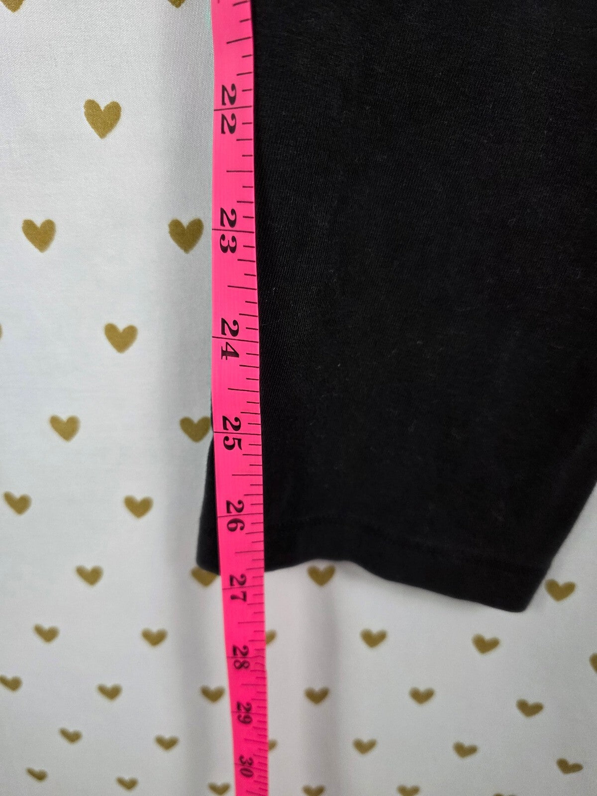 Victorias Secret PINK Rainbow Stripe LOVE Foldover Yoga Pants Skinny Large