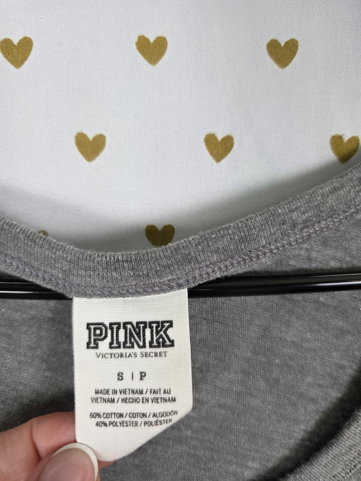 Victorias Secret PINK Leopard CHeetah Logo Tank Top Muscle Tee Small