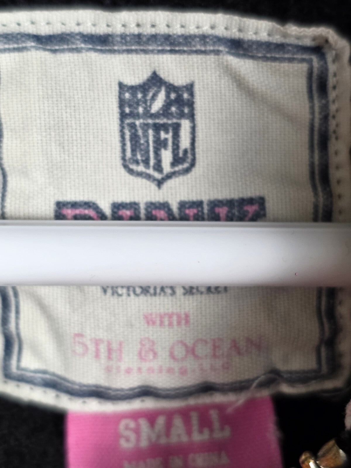 Victoria's Secret PINK Steelers 33 BLING Rhinestone Zip Hoodie Small NFL