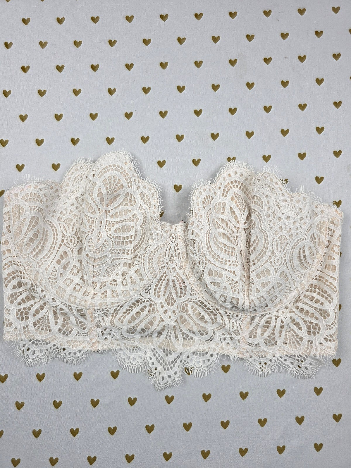 Victorias Secret Strapless Push Up Lined Multiway Bra 38D