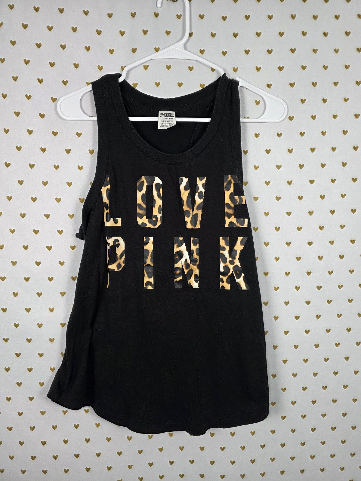 Victorias Secret PINK Cheetah Leopard Tank Top SMALL