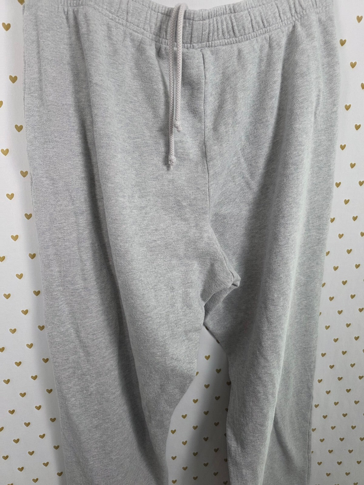 Victorias Secret PINK Grey XL Flared Sweatpants Logo Sweats Pockets