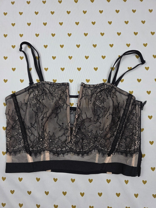 Victorias Secret Black Sexy Medium Bralette Bra Top Tank