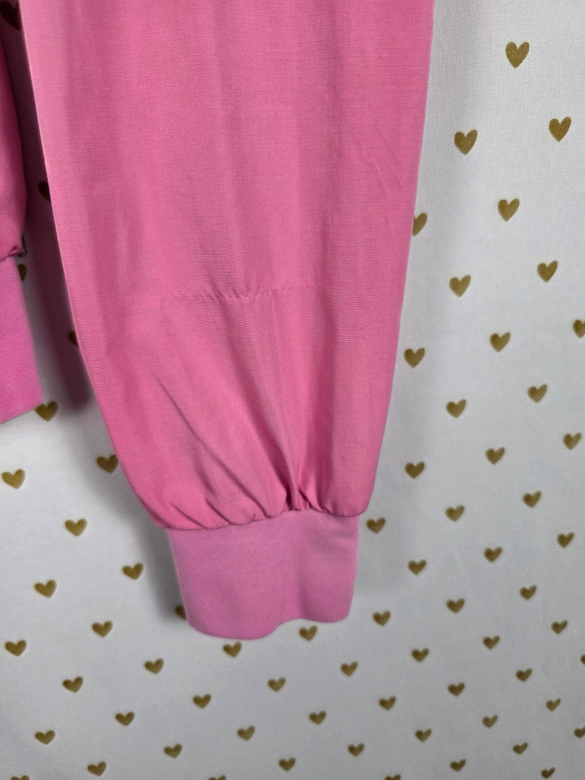 Victoria's Secret PINK Windbreaker Jacket S Pink Hooded Full Zip 1986 Logo