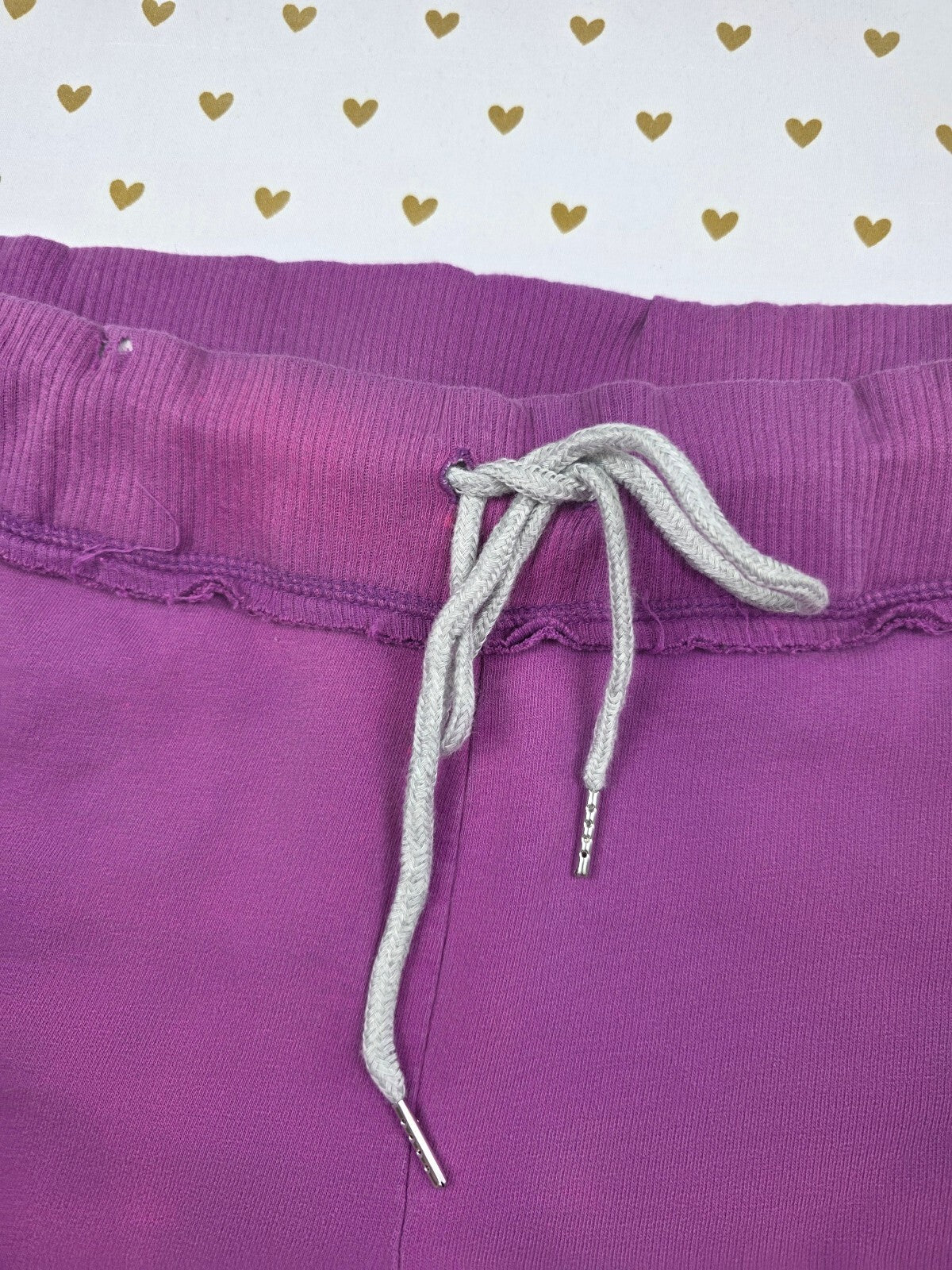 Victorias Secret PINK Vintage Purple Y2k Medium Flawed HTF Logo Shorts Medium 06