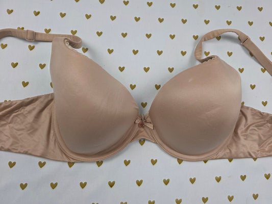 Victoria's Secret Beige Body By Victoria Perfect shape Bra 34D