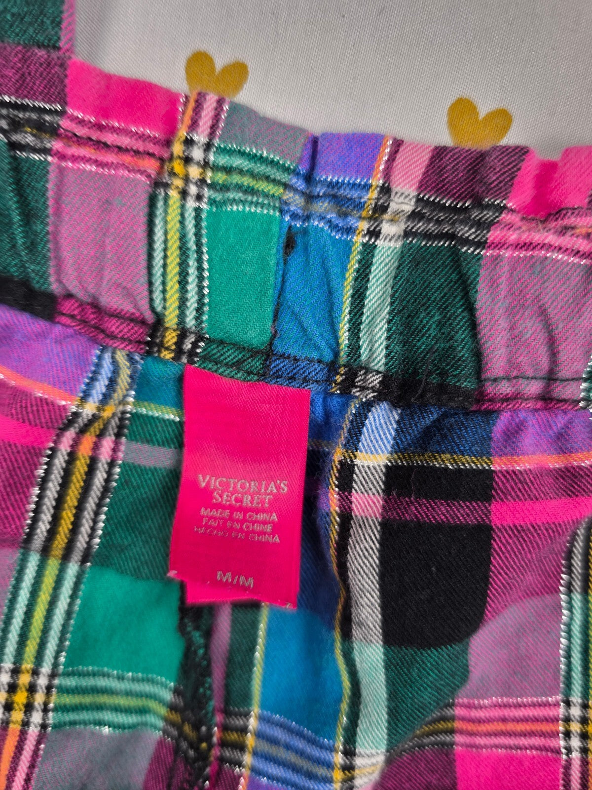 Victorias Secret Plaid Medium Sleep Pants Pajama PJ Bottoms