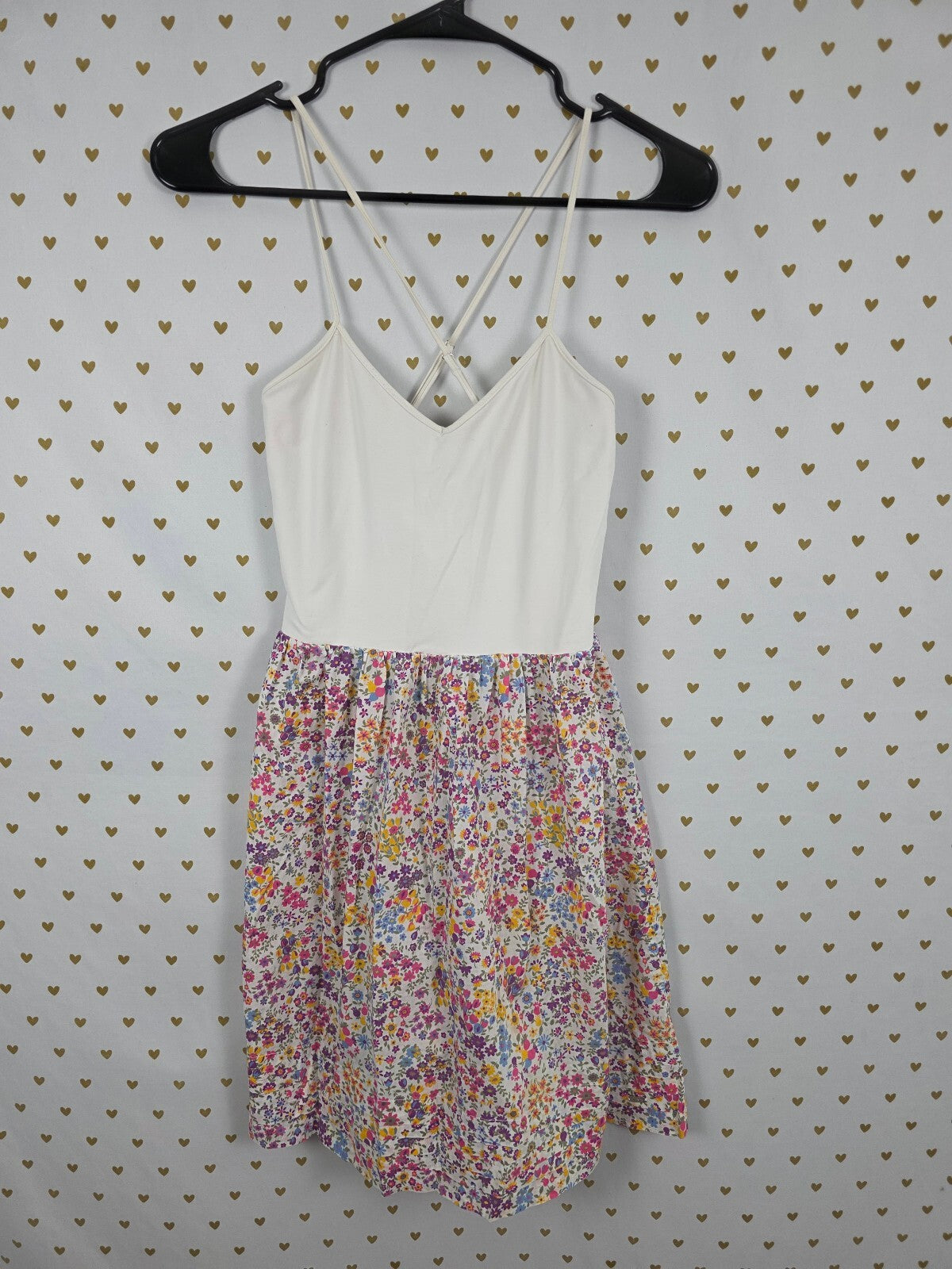 Victorias Secret PINK Tank Top Skater Dress Floral Vintage Y2k SMALL