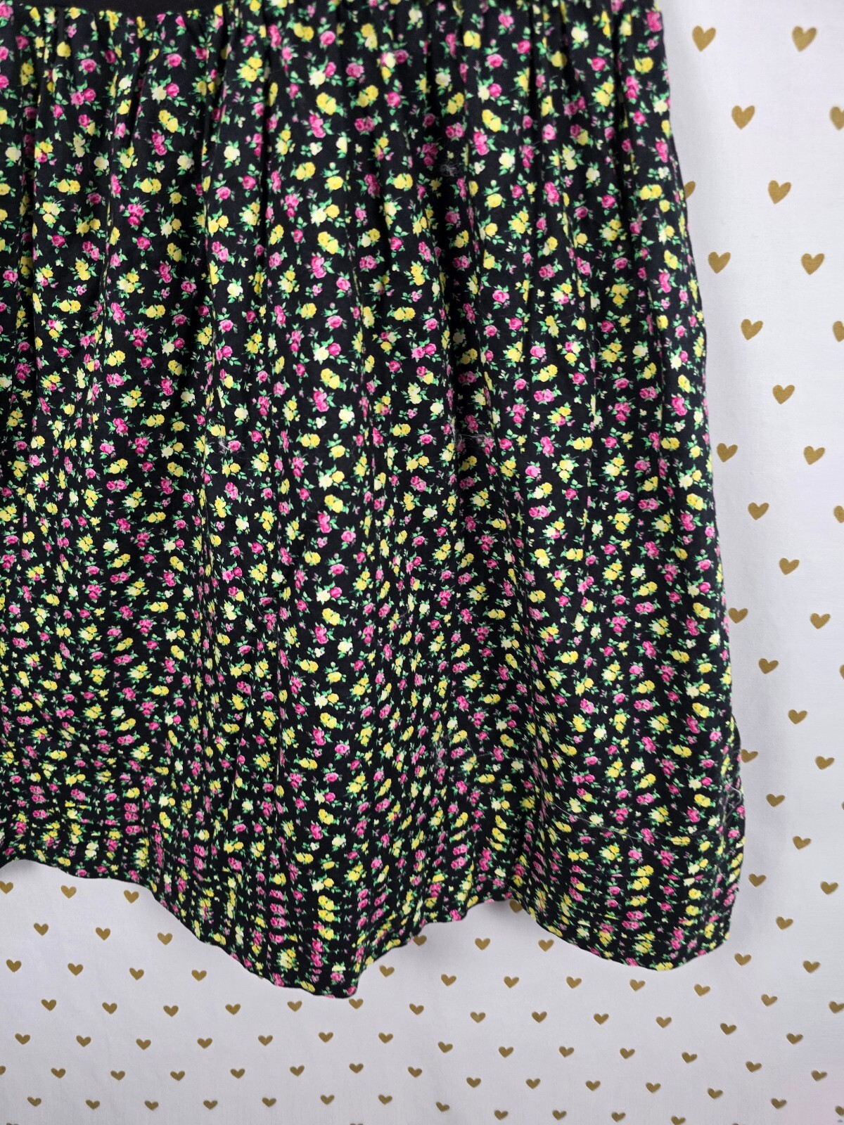 Victorias Secret PINK Vintage Large Skater Tank Dress Floral LARGE