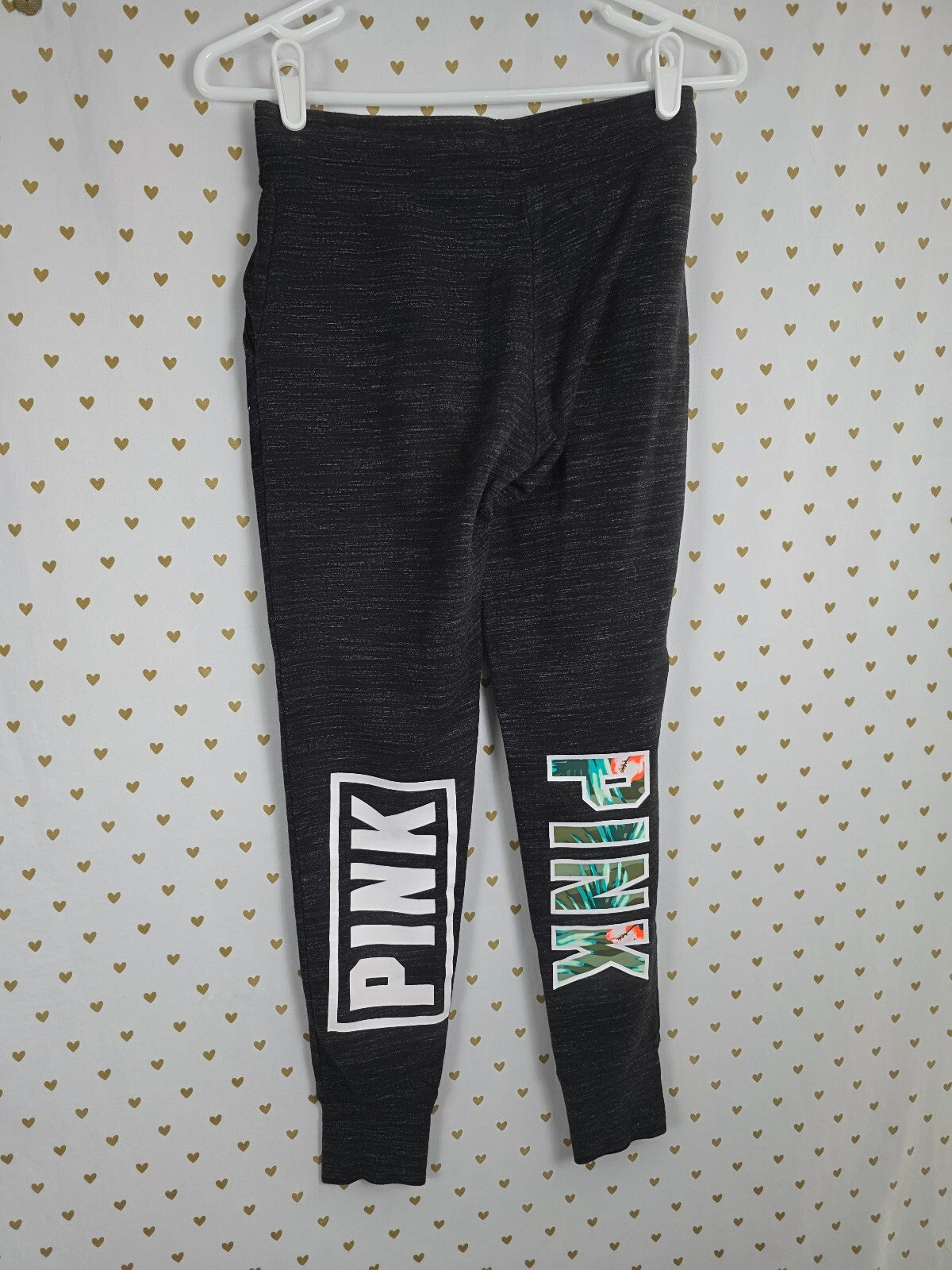 Victorias Secret Pink Hawaiian Sweats Sweater SET 2pc Outfit XS