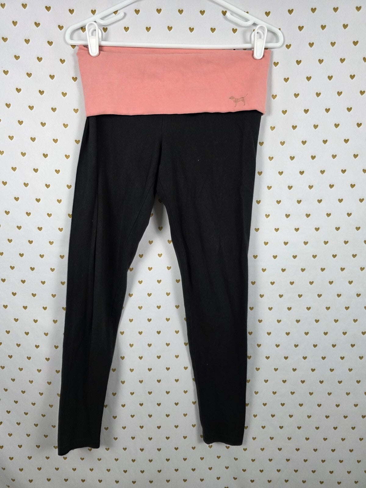 Victorias Secret PINK Skinny Ankle Foldover Yoga Pants Small