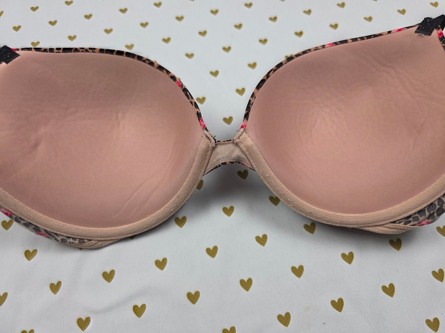Victorias Secret Leopard Cheetah 36D Push Up Bra