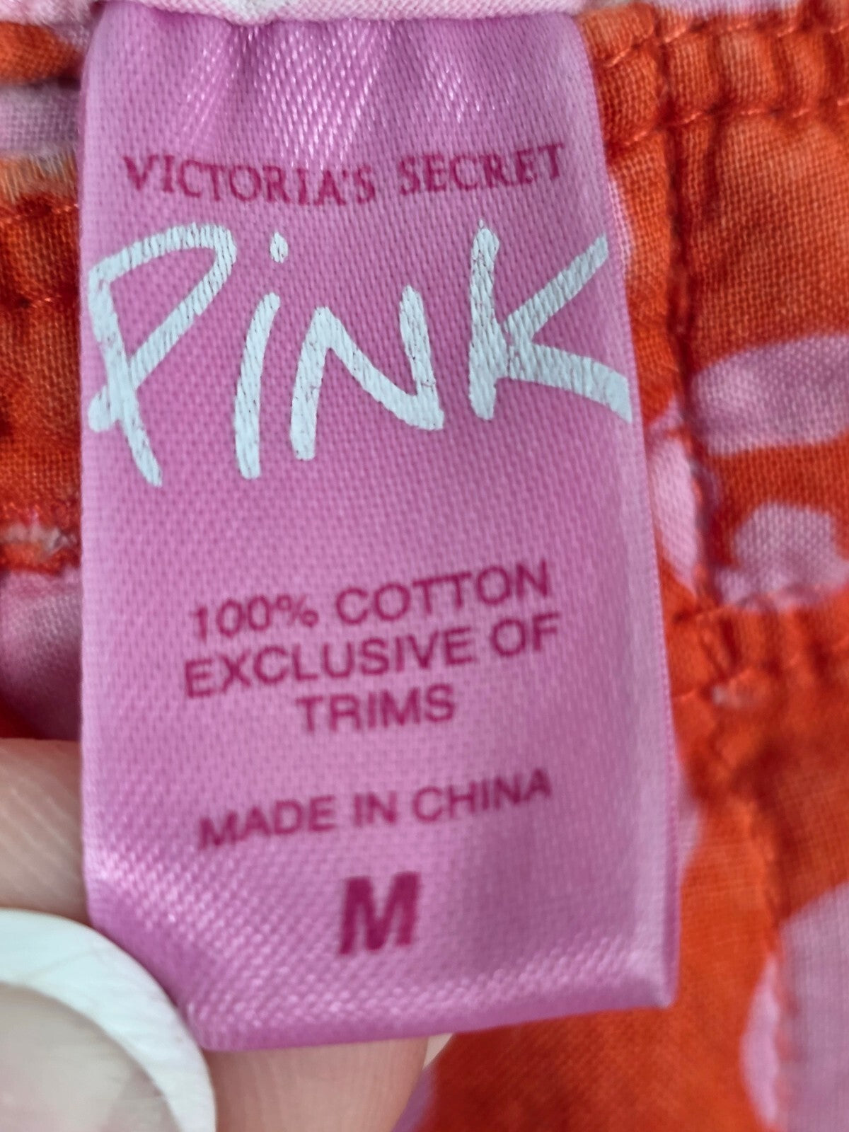 Victorias Secret Pink Polka Dot Vintage Y2k Medium Sleep Pants Pajama PJ Bottoms