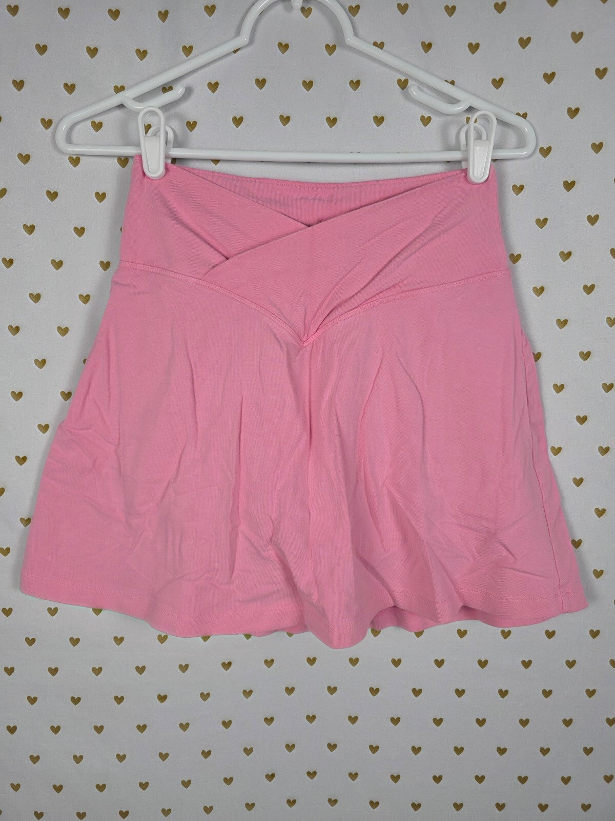 Victorias Secret PINK Cross Front SKORTS Skirt Shorts SMALL