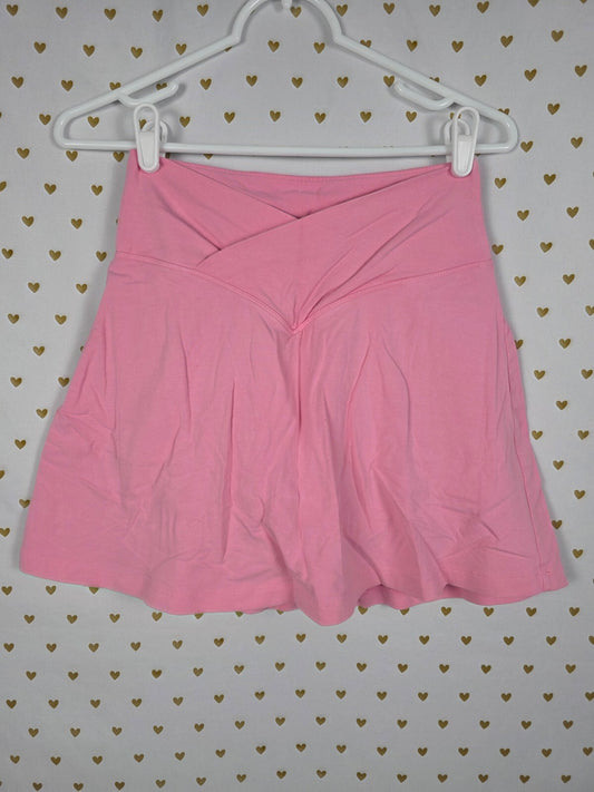 Victorias Secret PINK Cross Front SKORTS Skirt Shorts SMALL