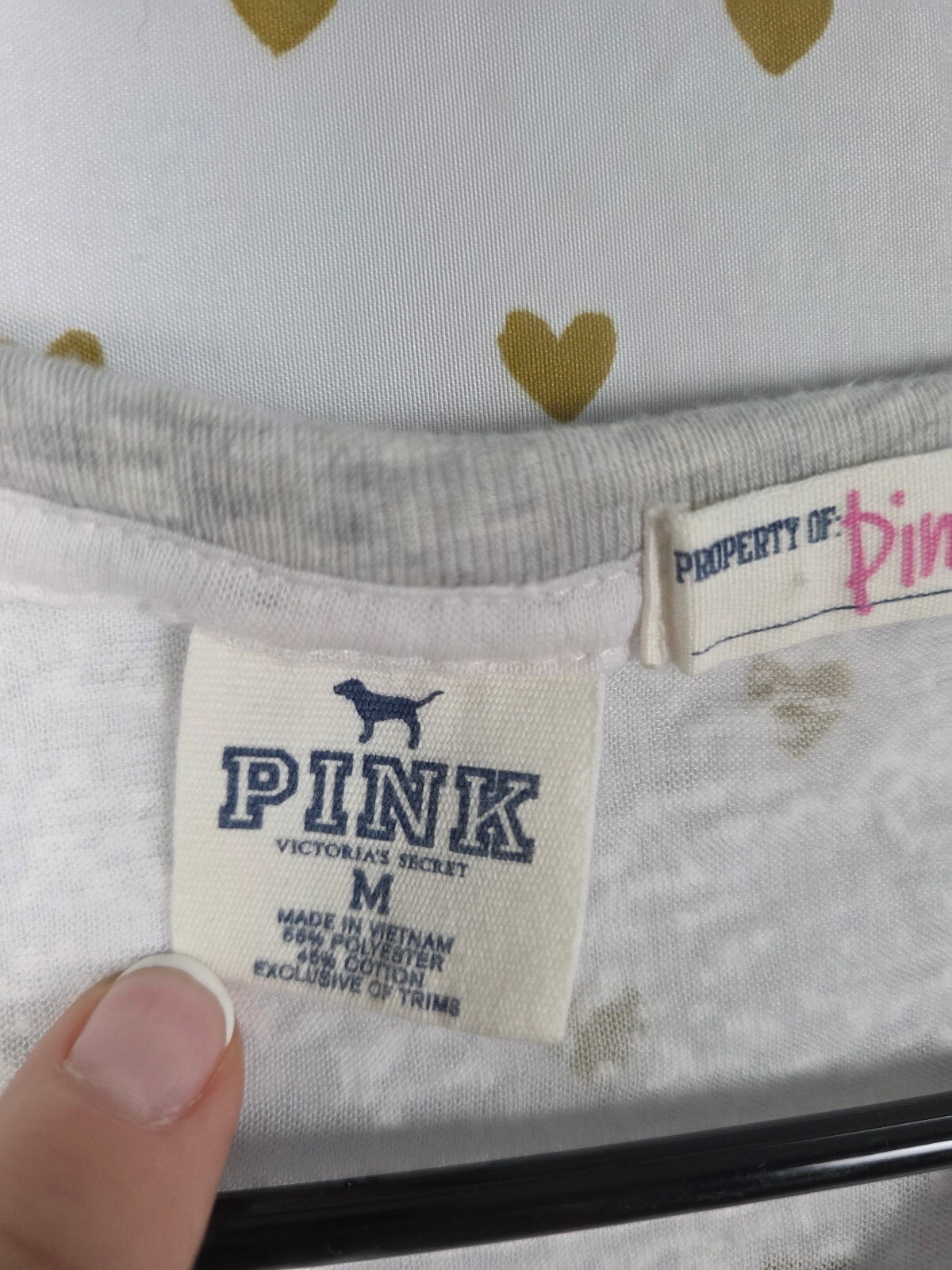 Victorias Secret PINK Vintage Beach Burnout Tee shirt Y2k Medium White Logo
