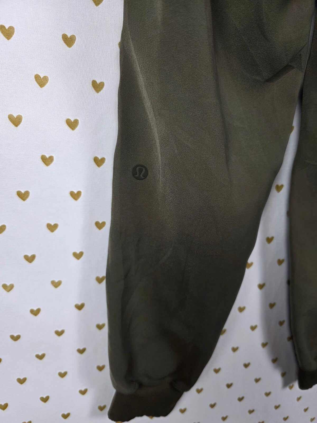 Lululemon Women's Olive Green High Rise Stretch Jogger Pants Size 2