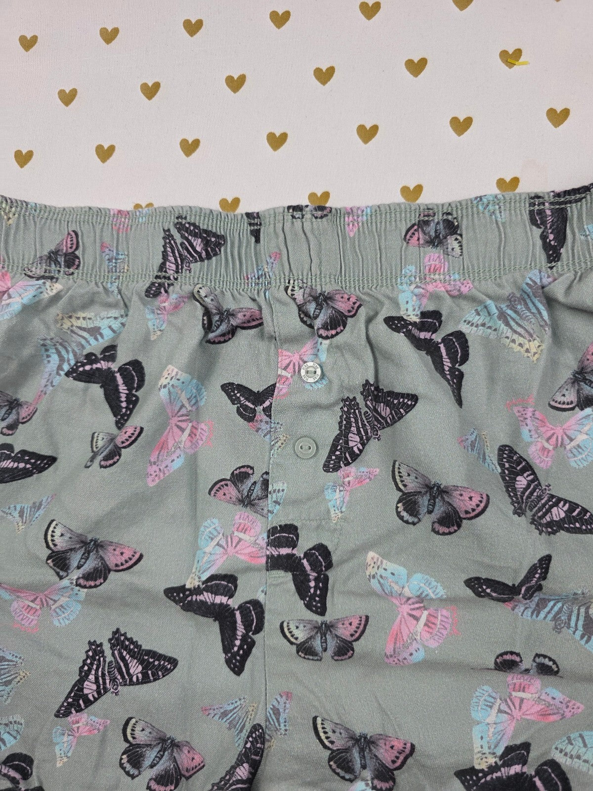 Victorias Secret PINK Butterflies Small Sleep Shorts Boxers Pajama Bottoms