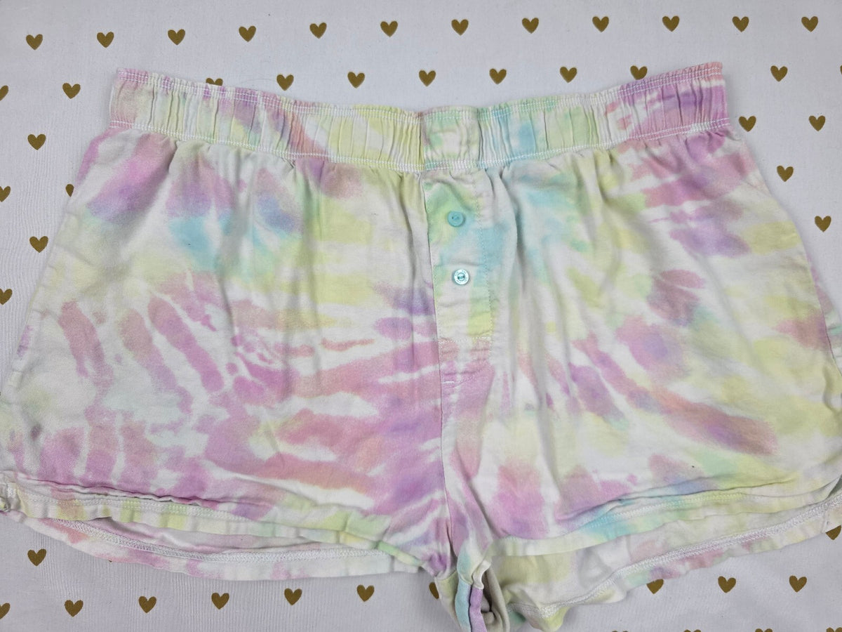 Victorias Secret PINK XS Tye Dye Sleep Shorts Boxers Pajama Bottoms