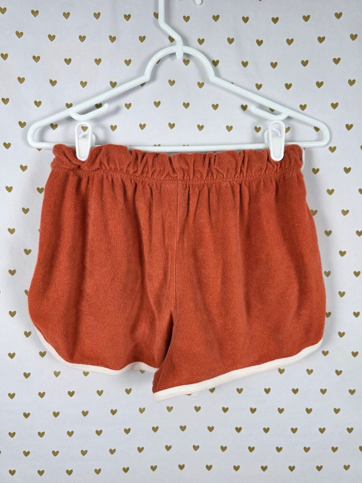 Victorias Secret PINK Orange Velour Sweat Shorts Medium