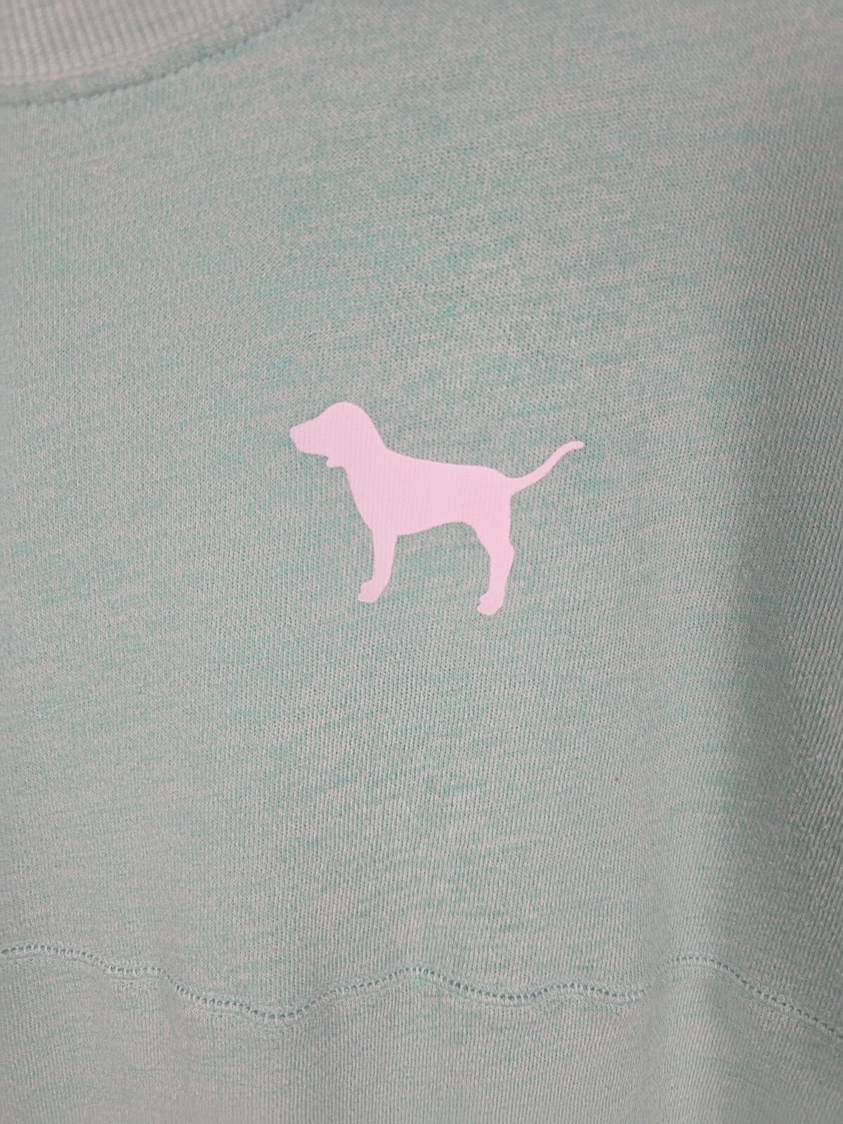 Victorias Secret Pink Mint Oversized Sweater Shirt LARGE