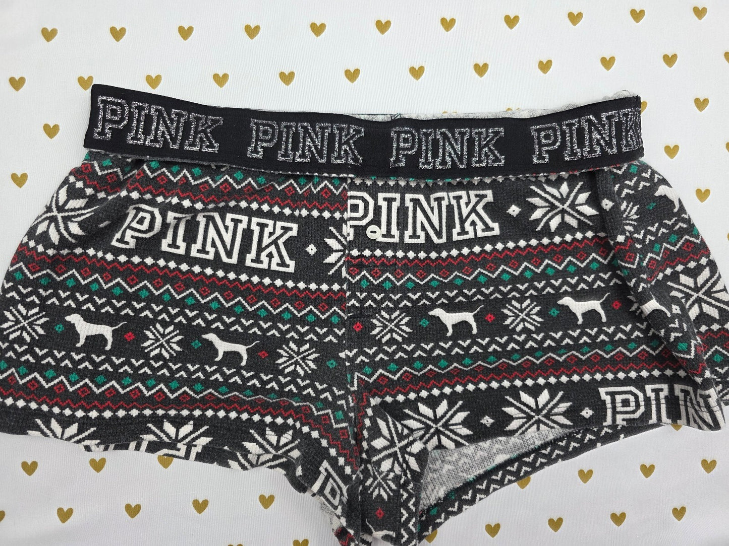 Victorias Secret PINK Dog Small Sleep Shorts Boxers Pajama Bottoms