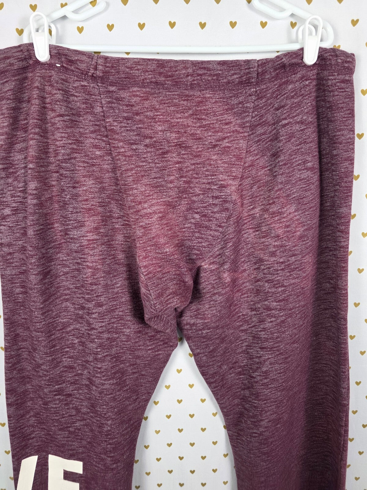Victorias Secret PINK Raw Hem Boyfriend Diaper Butt Sweats Sweatpants Medium
