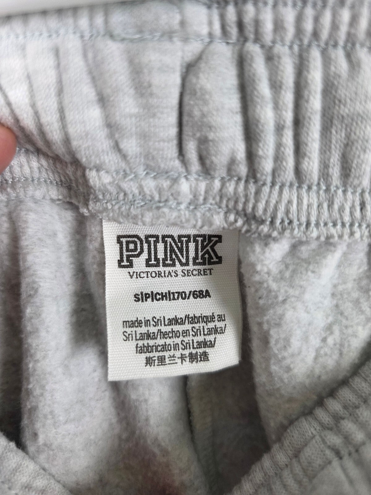 Victorias Secret PINK LOVE Rainbow Bling Studded Sweats Tee Shirt 2pc SET SMALL
