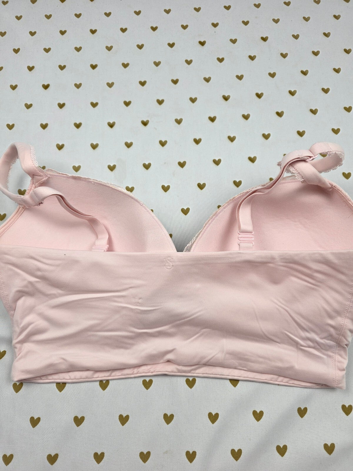 Victorias Secret Blush Pink 34D Padded No Wire Wireless Bra