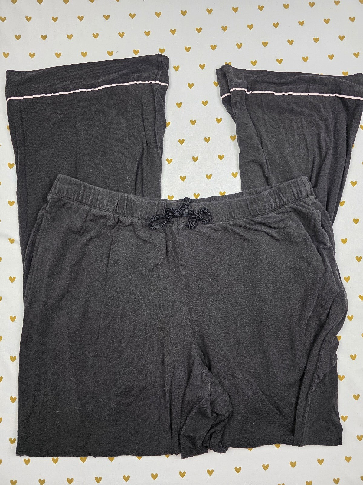 Victorias Secret Black Large Modal Soft Lounge Sleep Pants Pajama Bottoms