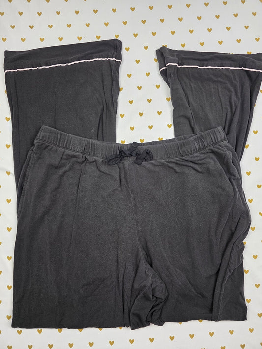 Victorias Secret Black Large Modal Soft Lounge Sleep Pants Pajama Bottoms